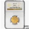 Image 1 : 1887-S $5 Gold Half Eagle NGC MS61