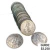 1908 US Philippines Silver Peso Roll (25 Coins)