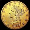 Image 1 : 1887-S $10 Gold Eagle CLOSELY UNCIRCULATED