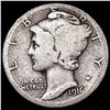 Image 1 : 1916-D Mercury Dime NICELY CIRCULATED