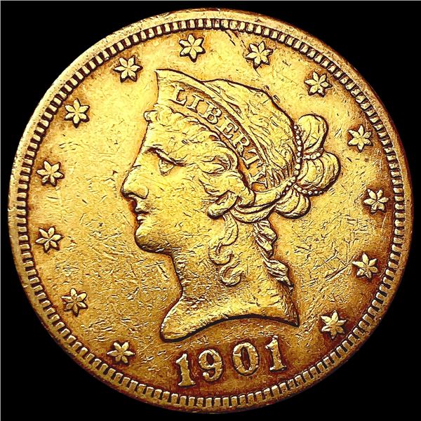 1901-S $10 Gold Eagle CLOSELY UNCIRCULATED