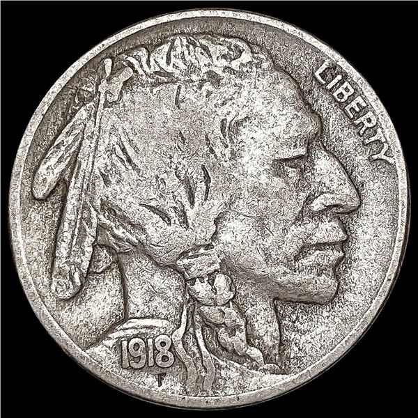 1918-S Buffalo Nickel LIGHTLY CIRCULATED