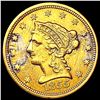 Image 1 : 1855 $2.50 Gold Quarter Eagle NICELY CIRCULATED