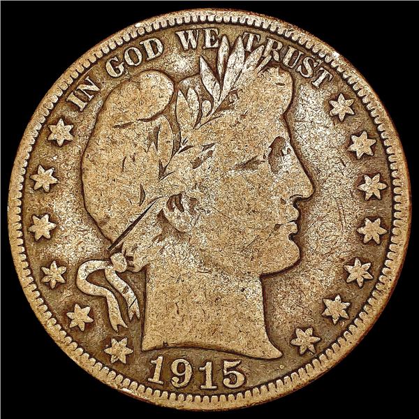 1915 Barber Half Dollar NICELY CIRCULATED