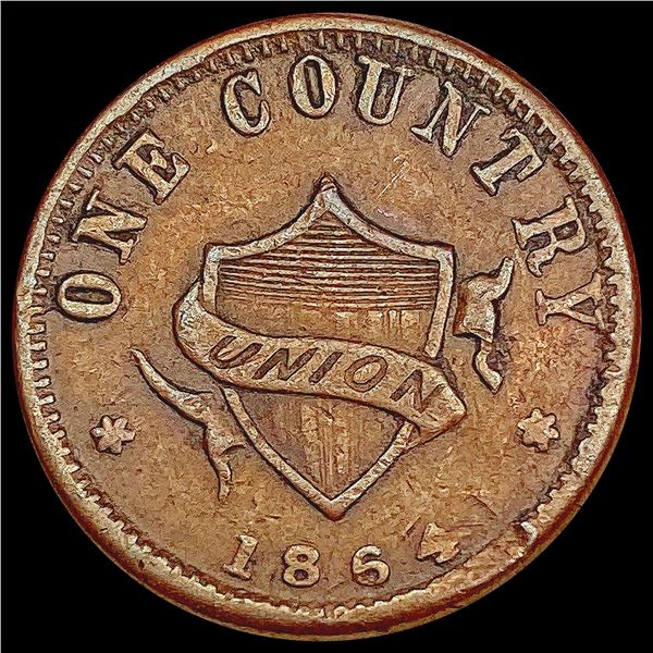 1864 Civil War Coin CLOSELY UNCIRCULATED