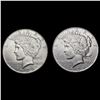 Image 1 : [2] Peace Silver Dollars [1934, 1935] CLOSELY UNCI