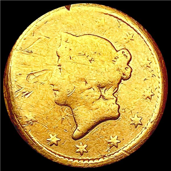 1853 Rare Gold Dollar NICELY CIRCULATED