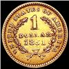 Image 2 : 1851 Rare Gold Dollar CLOSELY UNCIRCULATED