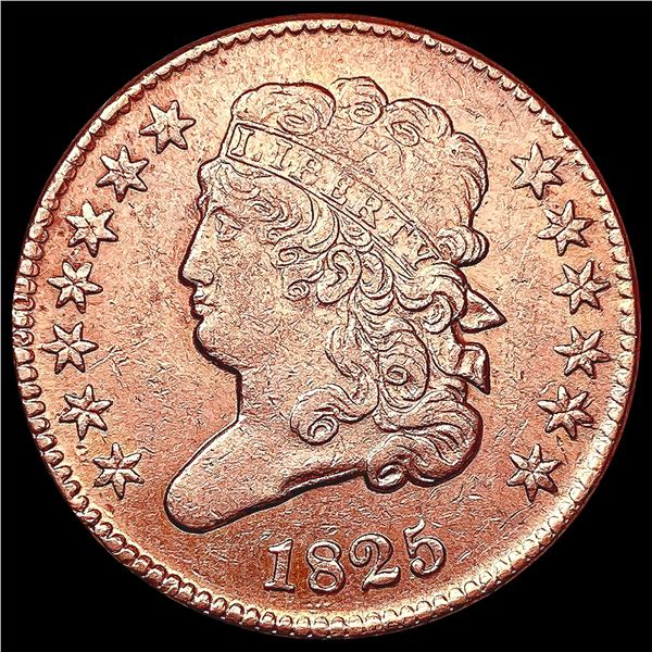 1825 RED Classic Head Half Cent CHOICE AU