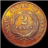 Image 2 : 1864 RED Two Cent Piece CHOICE AU