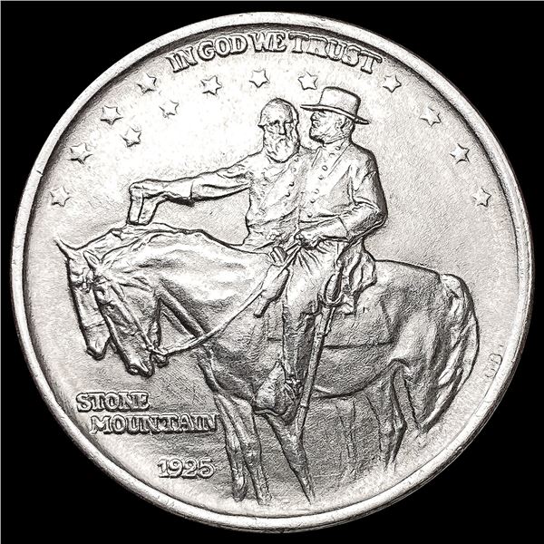 1925 Stone Mountain Half Dollar CLOSELY UNCIRCULAT