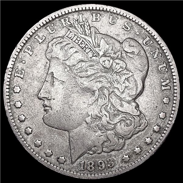 1893 Morgan Silver Dollar LIGHTLY CIRCULATED