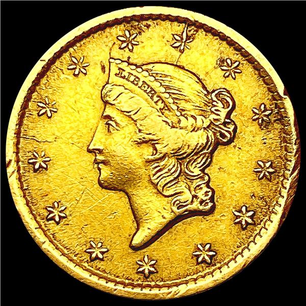 1852-O Rare Gold Dollar CLOSELY UNCIRCULATED