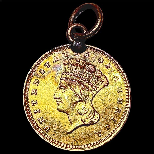 1862 Rare Gold Dollar HIGH GRADE