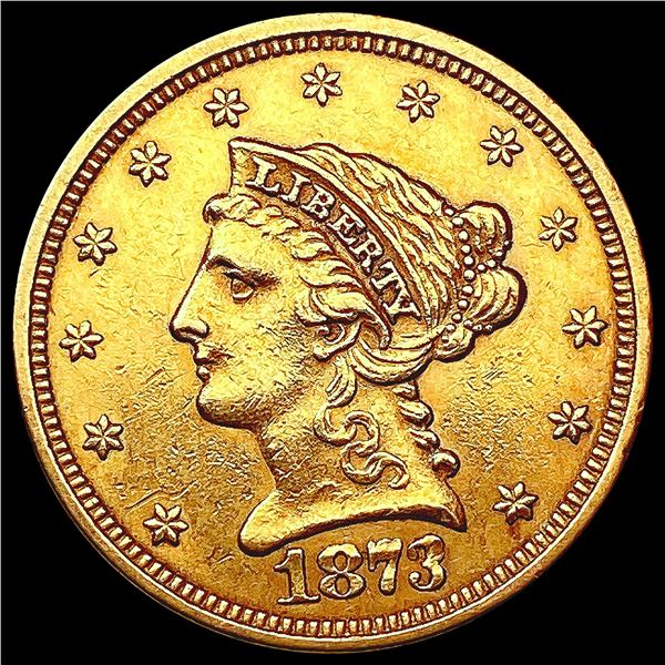 1873 $2.50 Gold Quarter Eagle UNCIRCULATED