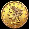 Image 1 : 1873 $2.50 Gold Quarter Eagle UNCIRCULATED