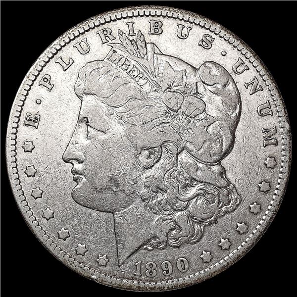 1890-CC Morgan Silver Dollar LIGHTLY CIRCULATED