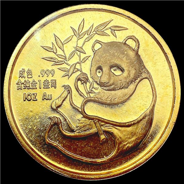 1987 China 1oz Gold Panda GEM PROOF