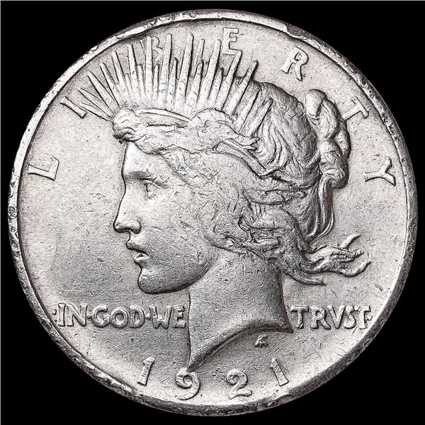 1921 Silver Peace Dollar CLOSELY UNCIRCULATED