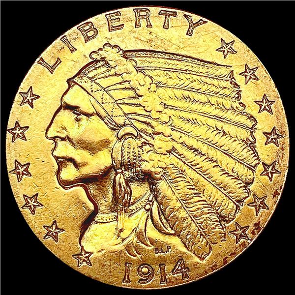 1914-D $2.50 Gold Quarter Eagle UNCIRCULATED