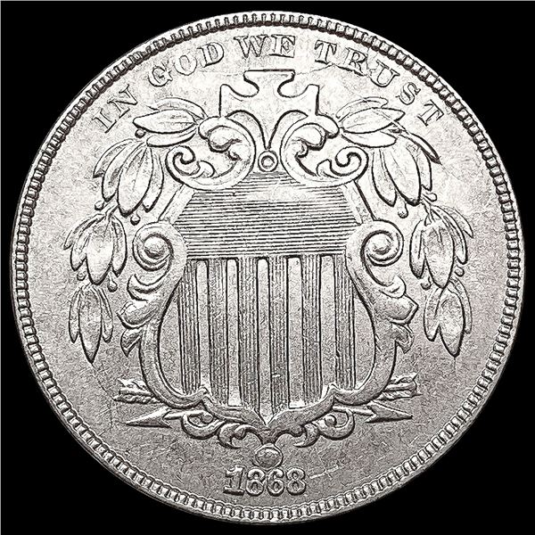 1868 Shield Nickel CLOSELY UNCIRCULATED