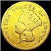 Image 1 : 1857-S $3 Gold Piece NICELY CIRCULATED