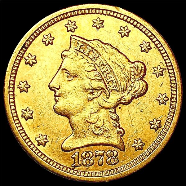 1878-S $2.50 Gold Quarter Eagle UNCIRCULATED