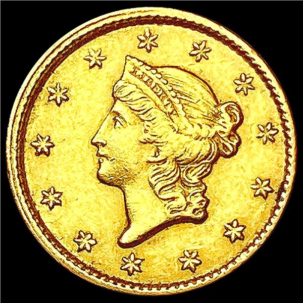 1851 Rare Gold Dollar CLOSELY UNCIRCULATED
