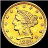 Image 1 : 1889 $2.50 Gold Quarter Eagle CLOSELY UNCIRCULATED