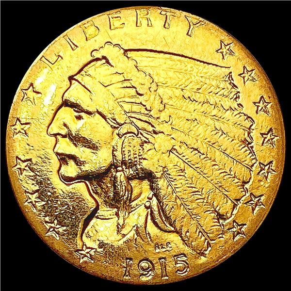 1915 $2.50 Gold Quarter Eagle HIGH GRADE