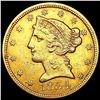 Image 1 : 1854 $5 Gold Half Eagle ABOUT UNCIRCULATED