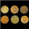 Image 1 : [6] 1863-64 Civil War Tokens ABOUT UNCIRCULATED