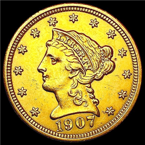 1907 $2.50 Gold Quarter Eagle UNCIRCULATED
