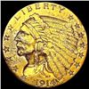 Image 1 : 1914-D $2.50 Gold Quarter Eagle ABOUT UNCIRCULATED