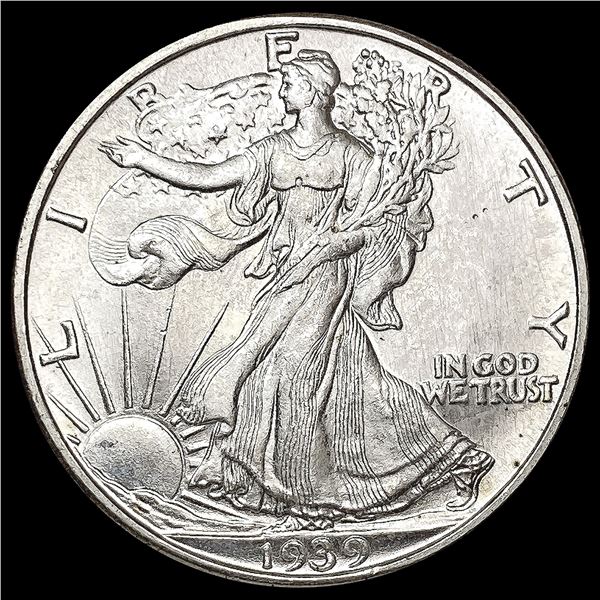 1939-D Walking Liberty Half Dollar GEM BU