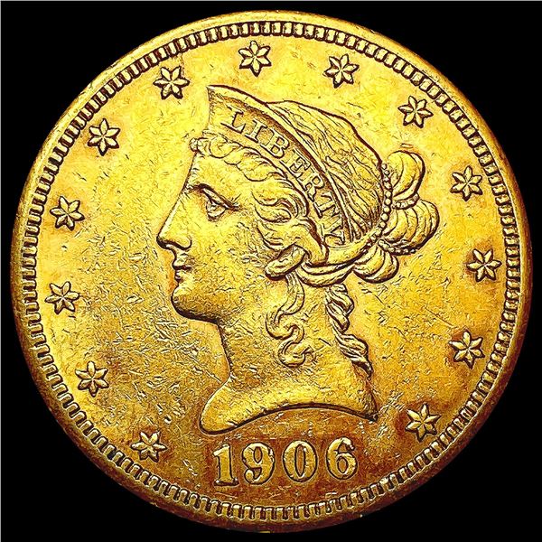 1906-D $10 Gold Eagle CHOICE AU