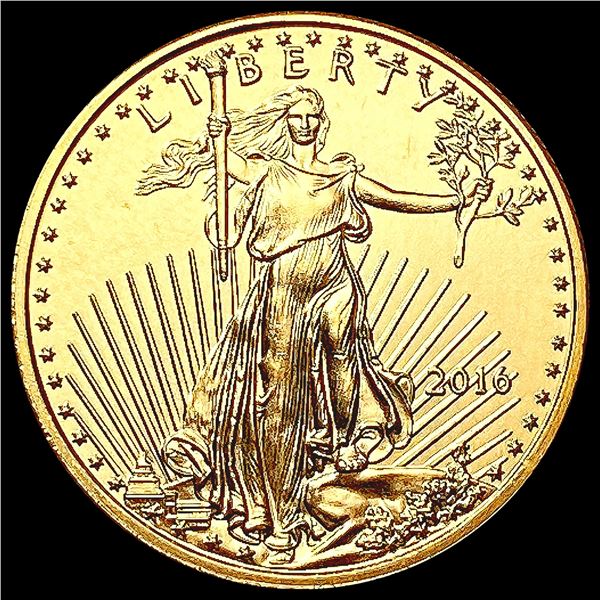 2016 US 1/10oz Gold $5 Eagle SUPERB GEM BU