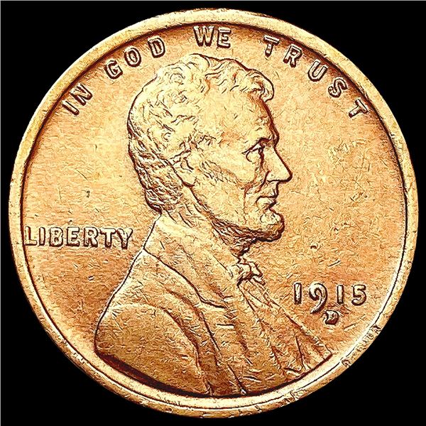1915-D RED Wheat Cent CHOICE BU