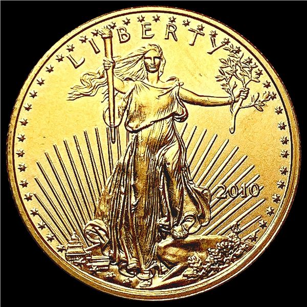 2010 US 1/10oz Gold $5 Eagle SUPERB GEM BU