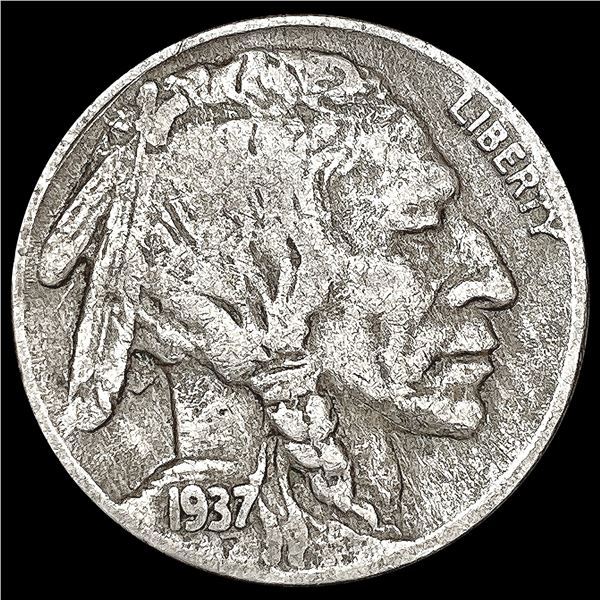 1937-D 3-Leg Buffalo Nickel LIGHTLY CIRCULATED