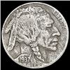 1937-D 3-Leg Buffalo Nickel LIGHTLY CIRCULATED