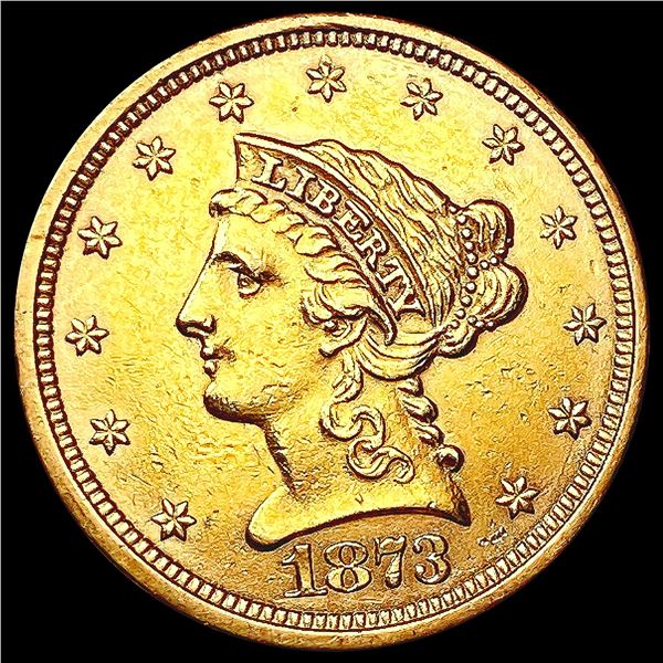 1873 $2.50 Gold Quarter Eagle UNCIRCULATED