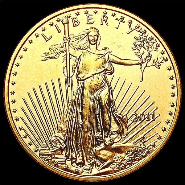 2011 US 1/10oz Gold $5 Eagle SUPERB GEM BU