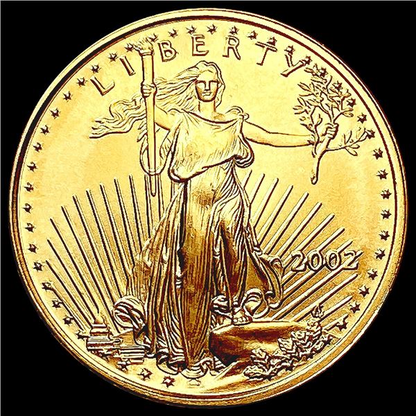 2002 US 1/10oz Gold $5 Eagle SUPERB GEM BU