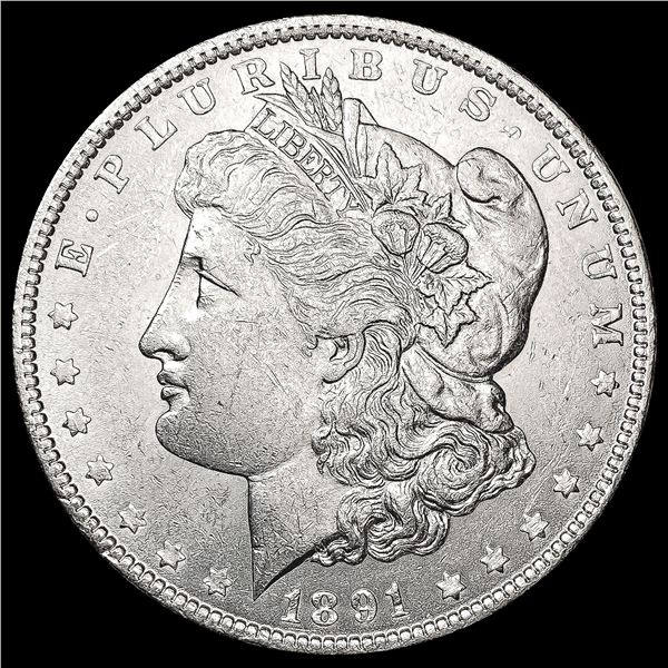 1891 Morgan Silver Dollar CLOSELY UNCIRCULATED