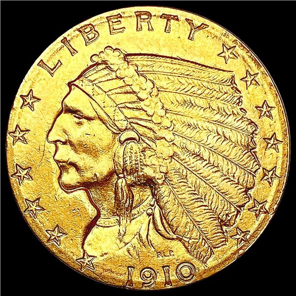 1910 $2.50 Gold Quarter Eagle UNCIRCULATED