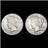 Image 1 : [2] 1934 Peace Silver Dollars CLOSELY UNCIRCULATED