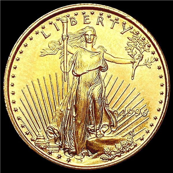 1996 US 1/10oz Gold $5 Eagle SUPERB GEM BU
