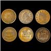 Image 1 : [6] 1863 Civil War Tokens HIGH GRADE