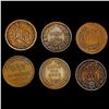 Image 2 : [6] 1863 Civil War Tokens HIGH GRADE